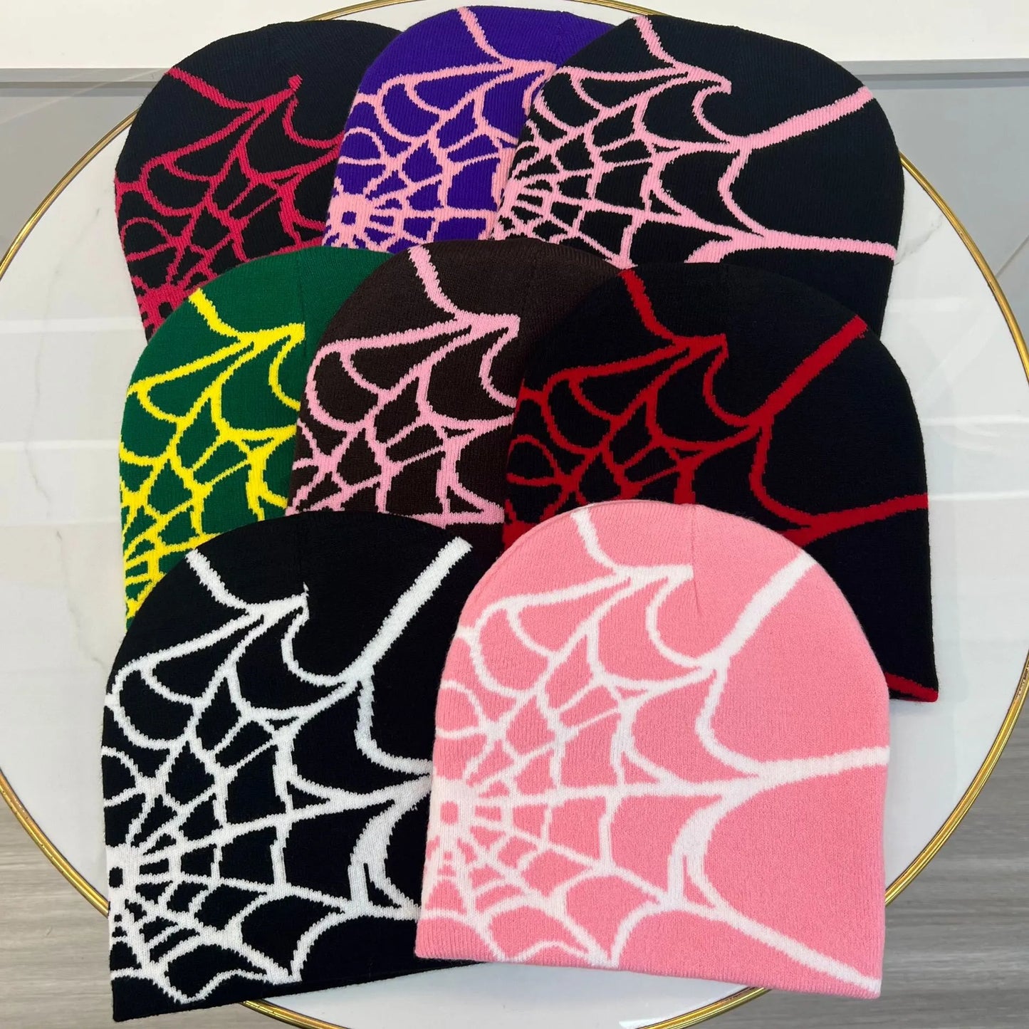 Spider Web Beanie