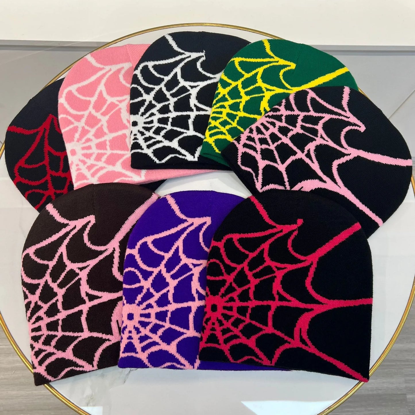 Spider Web Beanie