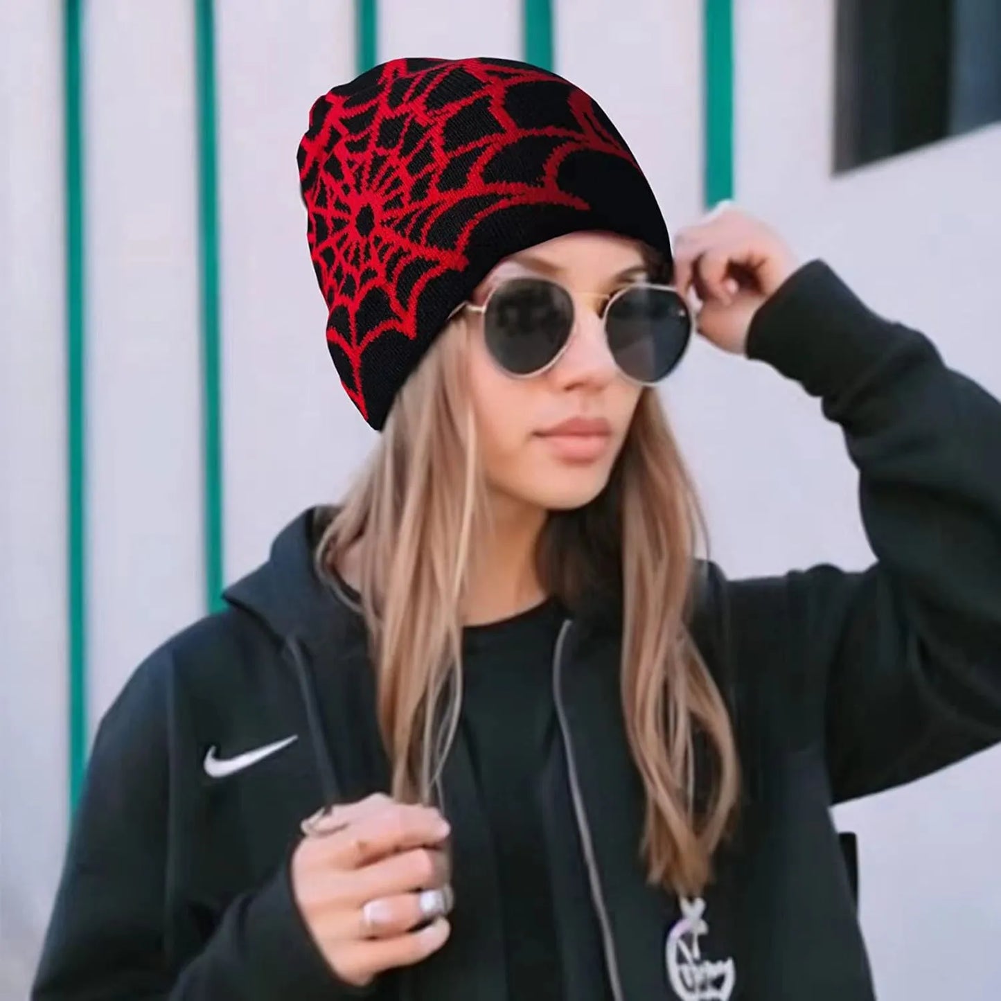 Spider Web Beanie